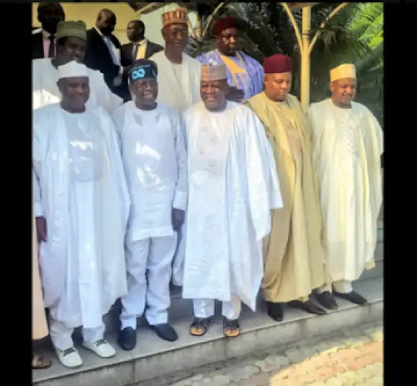 Photos: APC Governors Visit Bola Tinubu At His LagosResidence